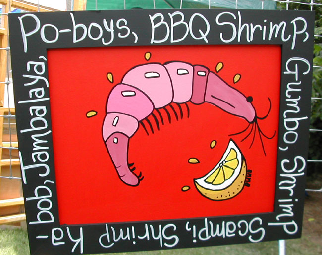 Click here to go to larger image of "Shrimp Po-boy"